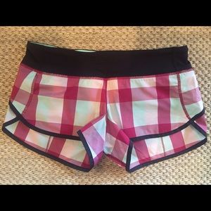 Lululemon 2 way speed shorts