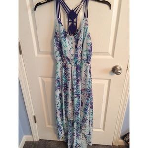 💥Worn Once💥 High-Low Maxi Dress