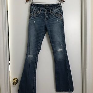 Boot cut Silver Jeans. W26/L32.