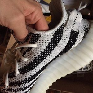 Yeezys zebra