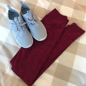 Beyond Yoga Red SpaceDye Long Leggings