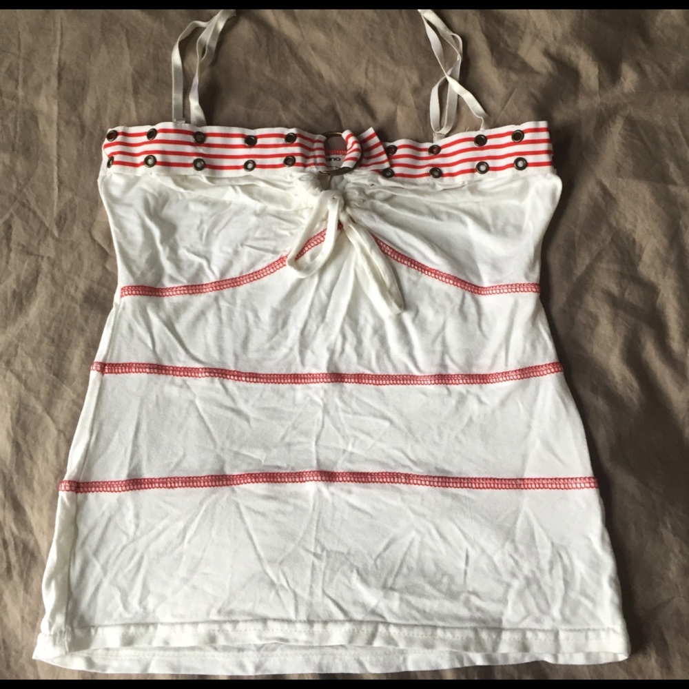 White red strips tank top!