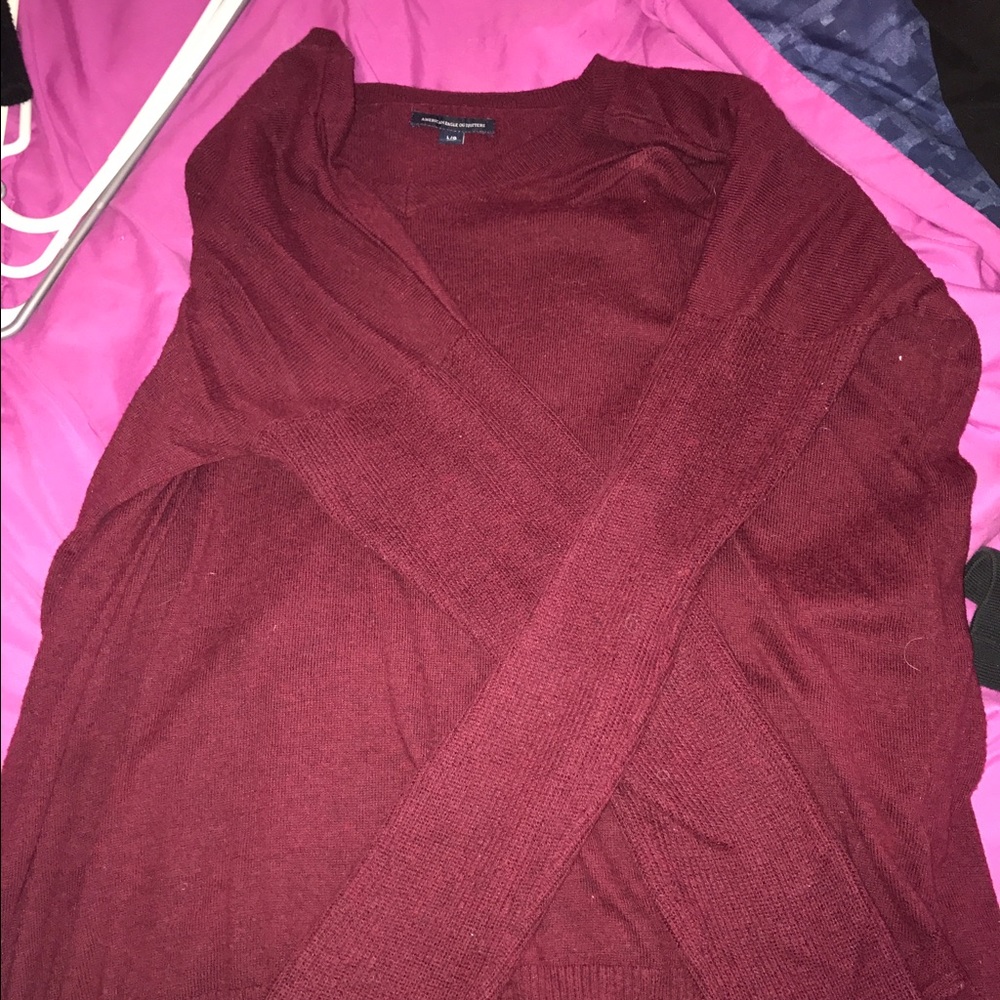 Thin V Neck Sweater