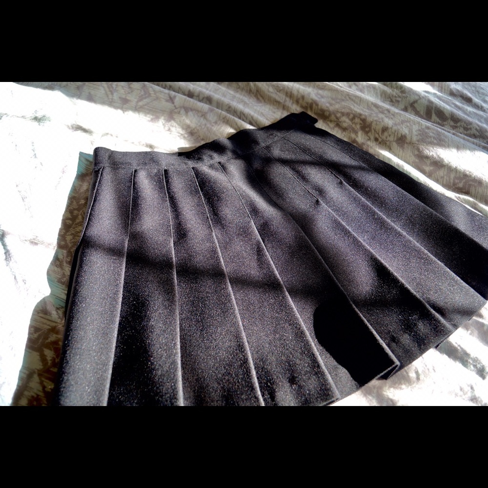 Black American Apparel Tennis Skirt