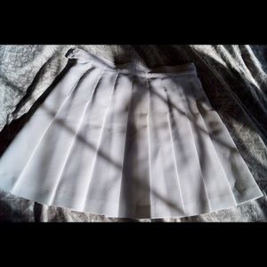 White American Apparel Tennis Skirt