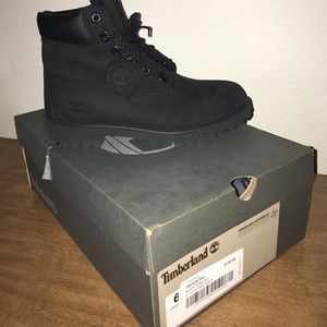 Black Suede Timberlands (Grade School)
