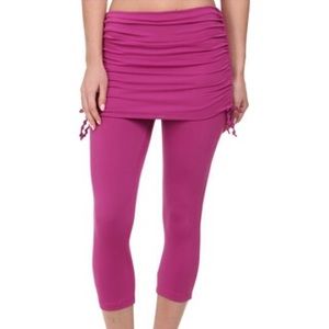 Prana skirted capri leggings Cassidy