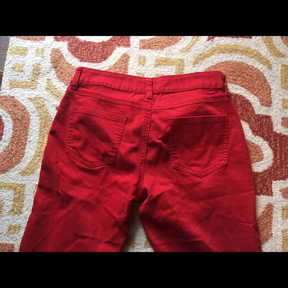 Red jeggings - Picture 2 of 2