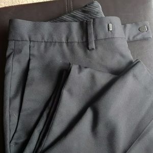 Black dress pants, used.