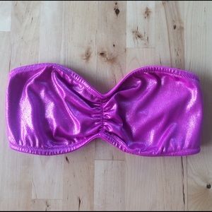Pink Metallic Bandeau
