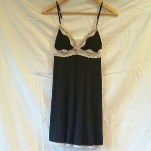 NWOT! Victorias Secret- Black night slip