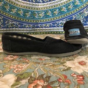 Comfy Black Denim Toms
