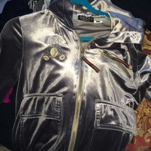 Grey Gucci hoodie
