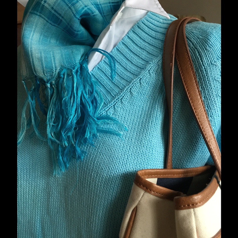 Talbots long sleeve cotton sweater