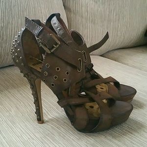 Not Rated Brown Spike Shoes