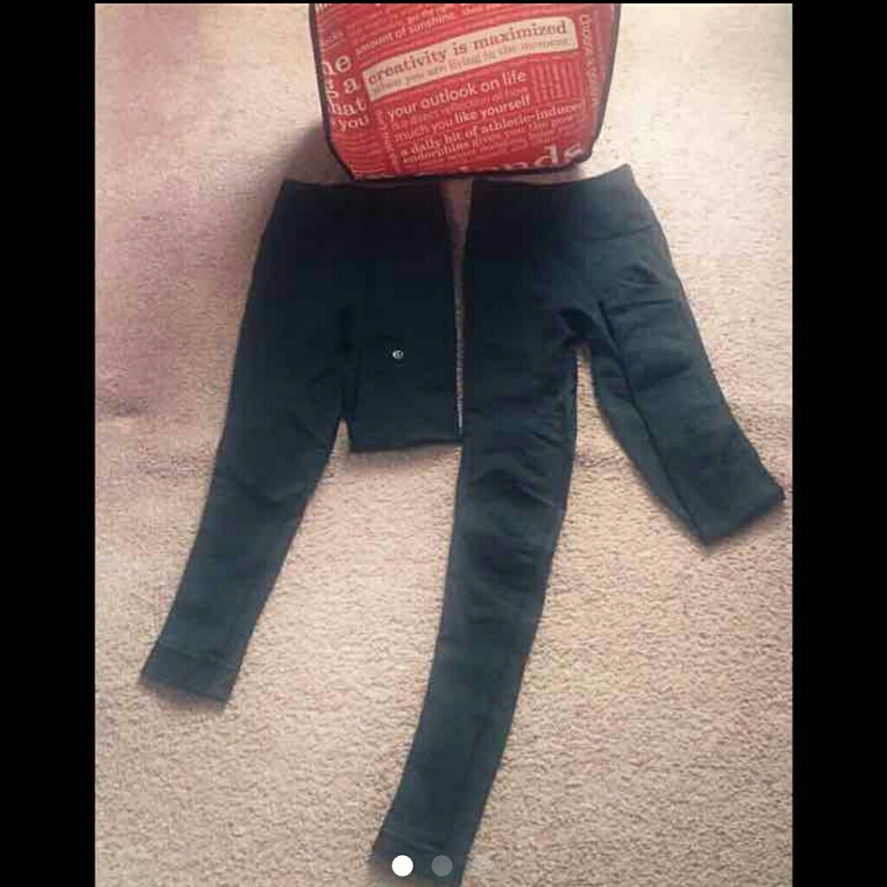 Lululemon Zone-In Crop and Full Leggings size 4