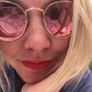 New this past season! Rose colored Ray-Bans.