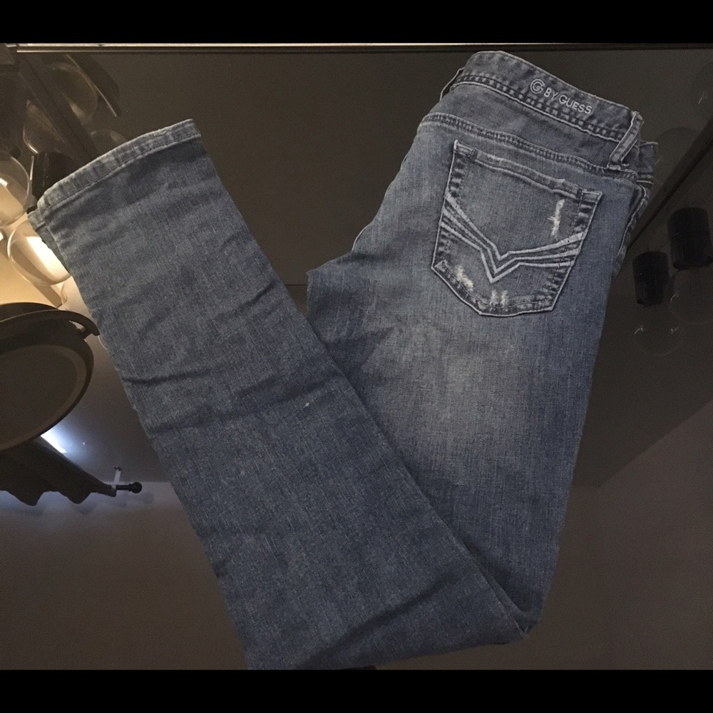 Women's G by Guess Eva Skinny Distressed Jeans