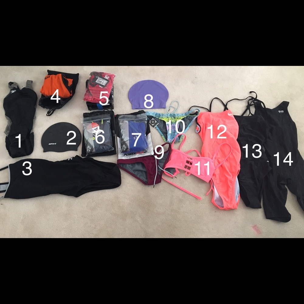Swim gear info continued. DO NOT BUY THIS LISTING