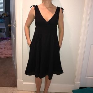Anthropologie Black day dress