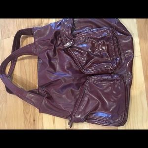 Maroon purse