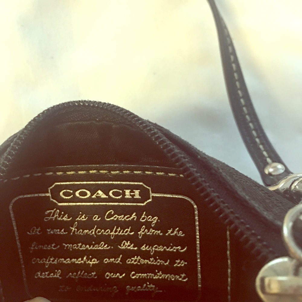 Black coach wristlet!