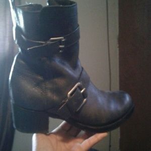 Genuine leather slightly worn Lucky Brand Boots