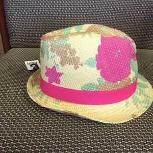 Floral fedora. New with tags