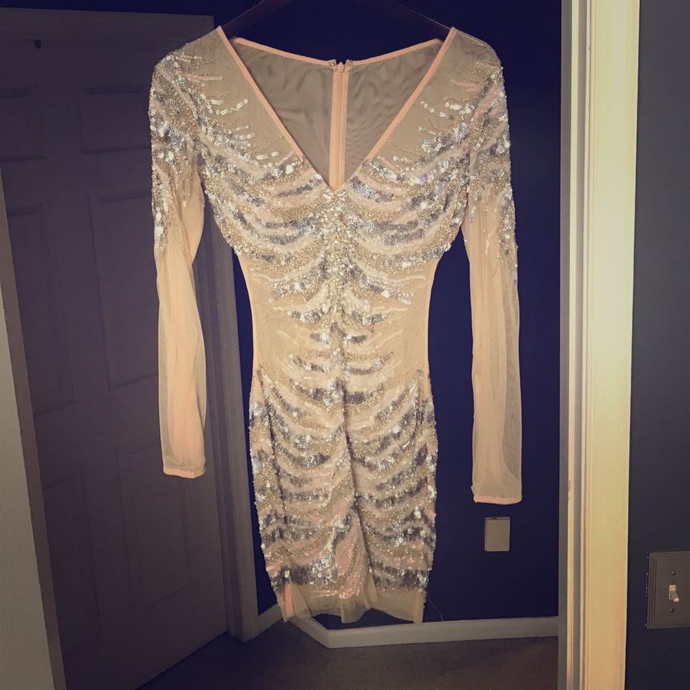 STUNNING JOVANI CRYSTAL DRESS