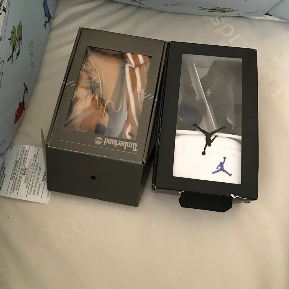 Jordan's & timberlands