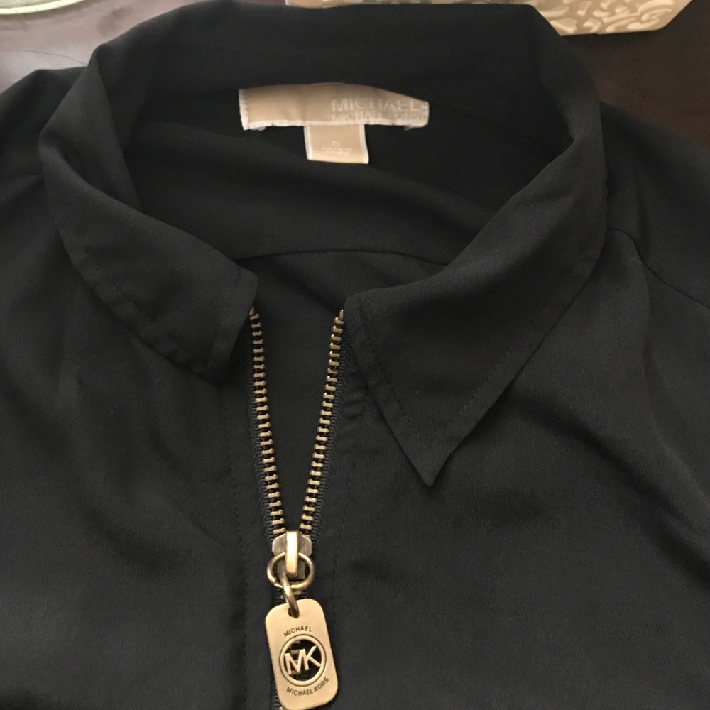 Michael kors sheer blouse