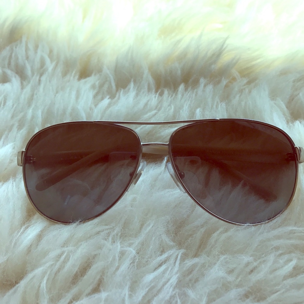 Ralph Lauren Gold Aviator Sunglasses