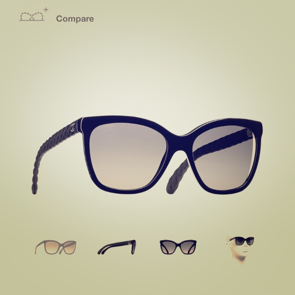 Chanel Butterfly Quilting Polarized