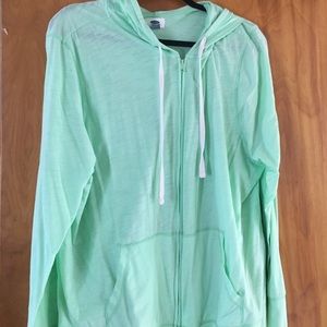 Lime green lightweight hoodie
