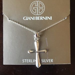 Giani Bernini sterling silver cross necklace