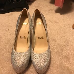 Red bottom shoes Louboutin inspired