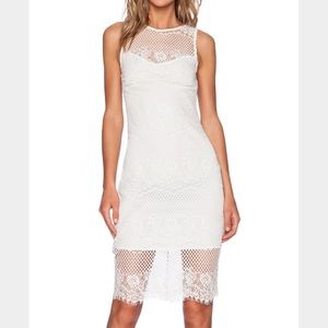 White cocktail dress
