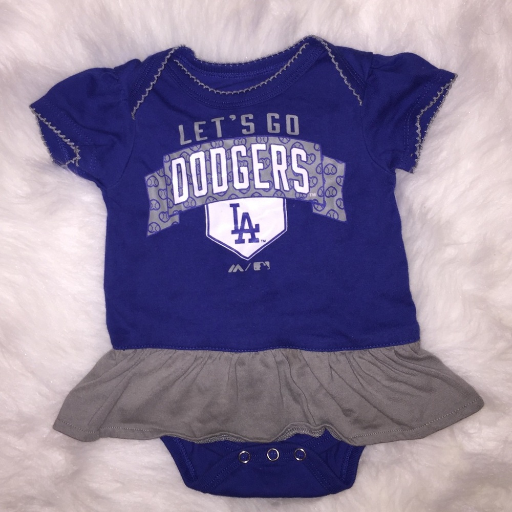 Dodger onesie dress