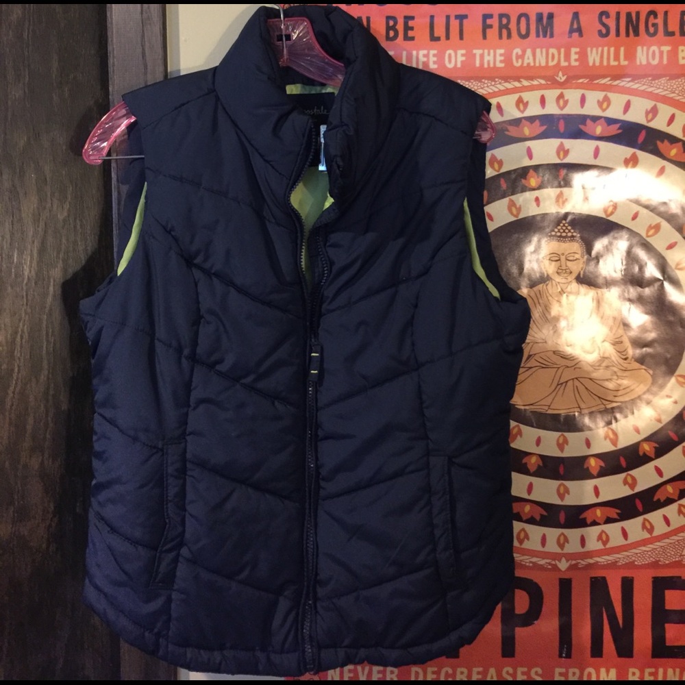 Navy Blue Bubble Vest