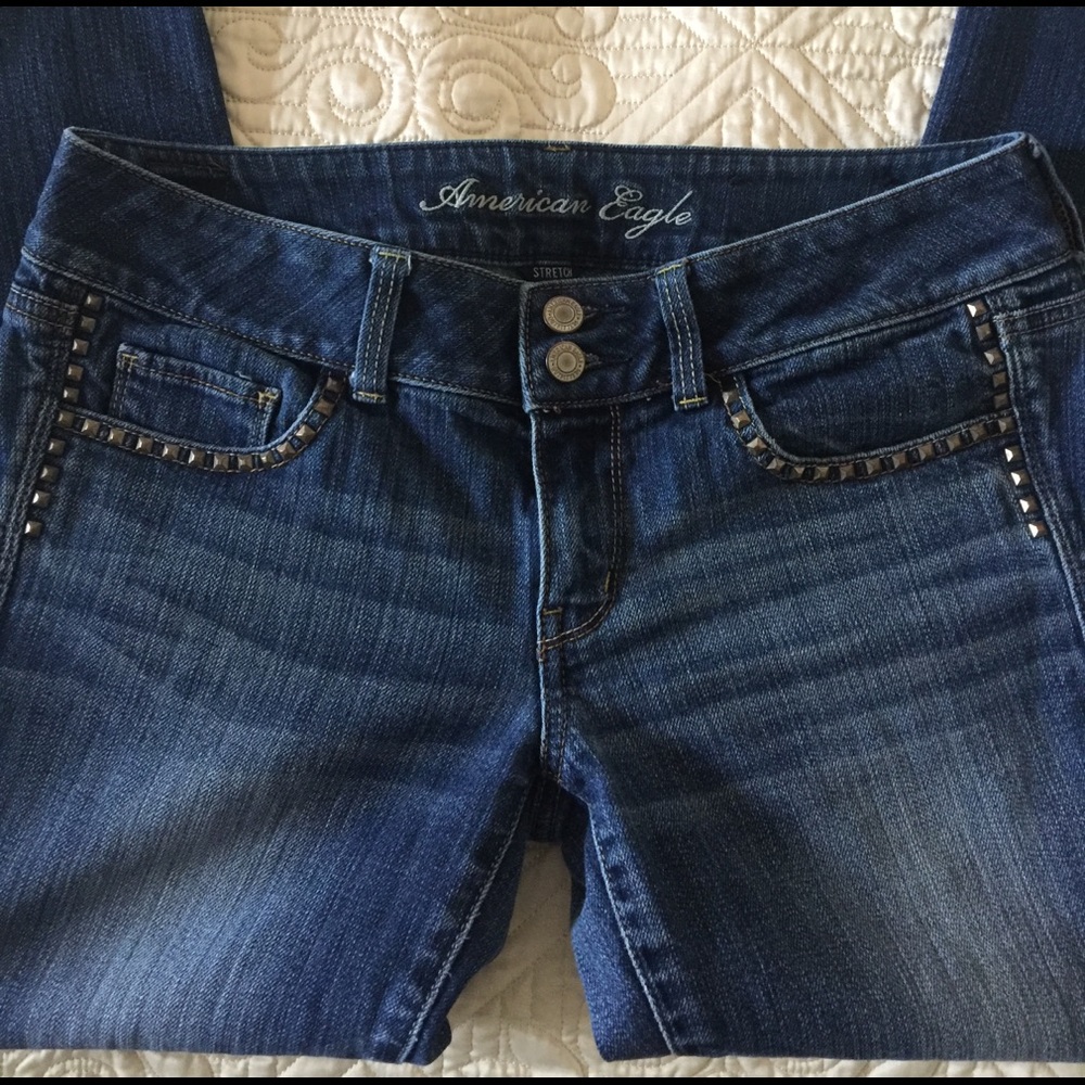 American Eagle Cropped Jeans Size 8