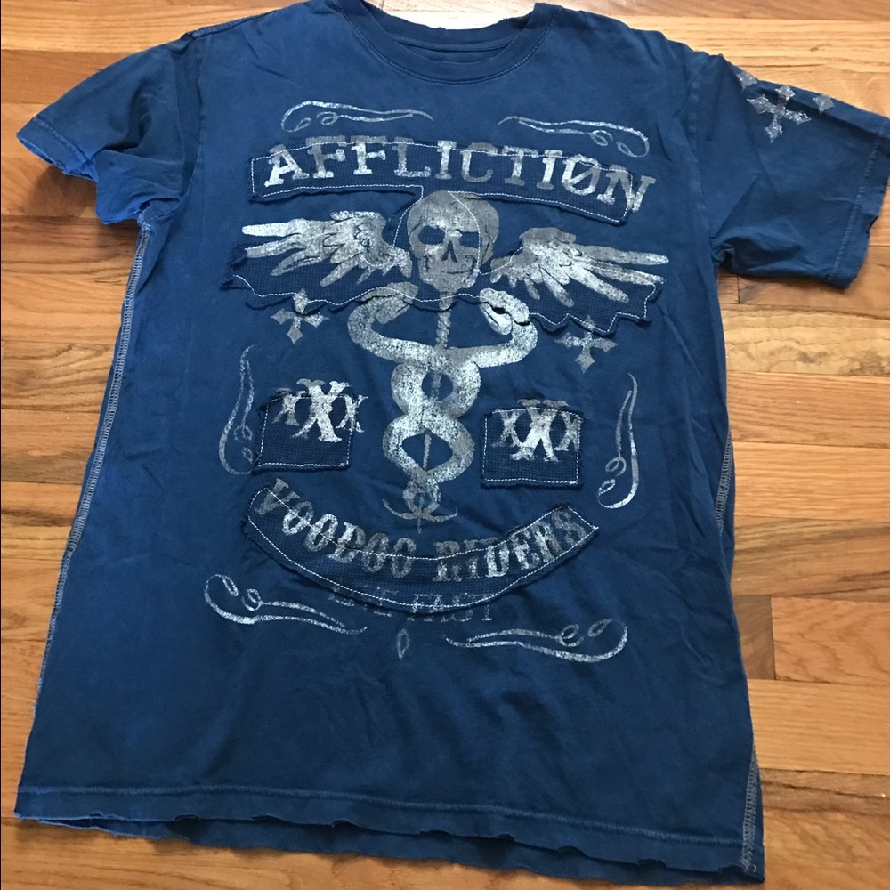 Men's Affliction Tee Size Large
