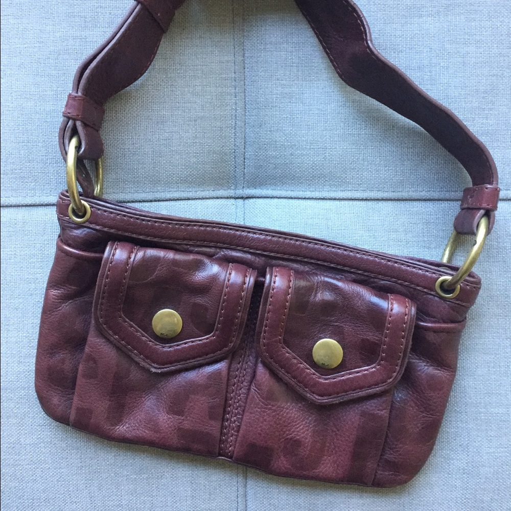 Marc by Marc Jacobs cordovan leather shoulder bag