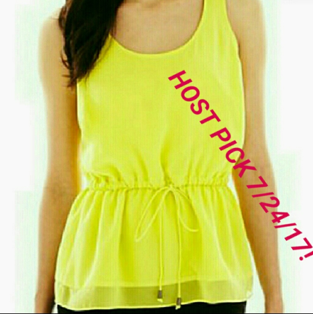 🌴HOST PICK🌴 Drawstring Peplum Sleeveless Blouse