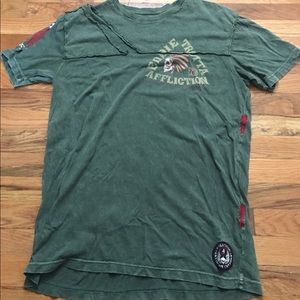 Men's Affliction Tee Shirt Size Large