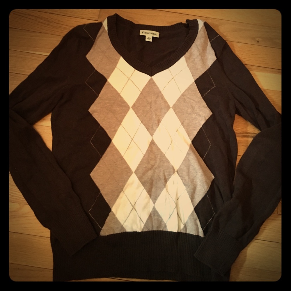 Brown St Johns Bay Argyle Sweater