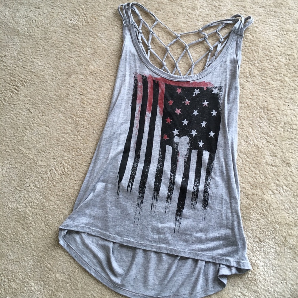American Flag Graphic Tank