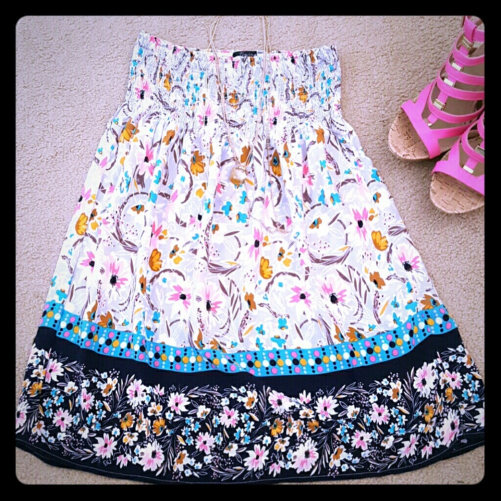 Floral mini dress