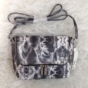 NWT Marble Printed Cross body Bag