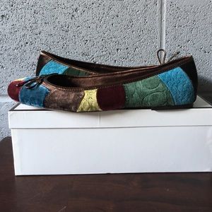 COACH Velvet Flats