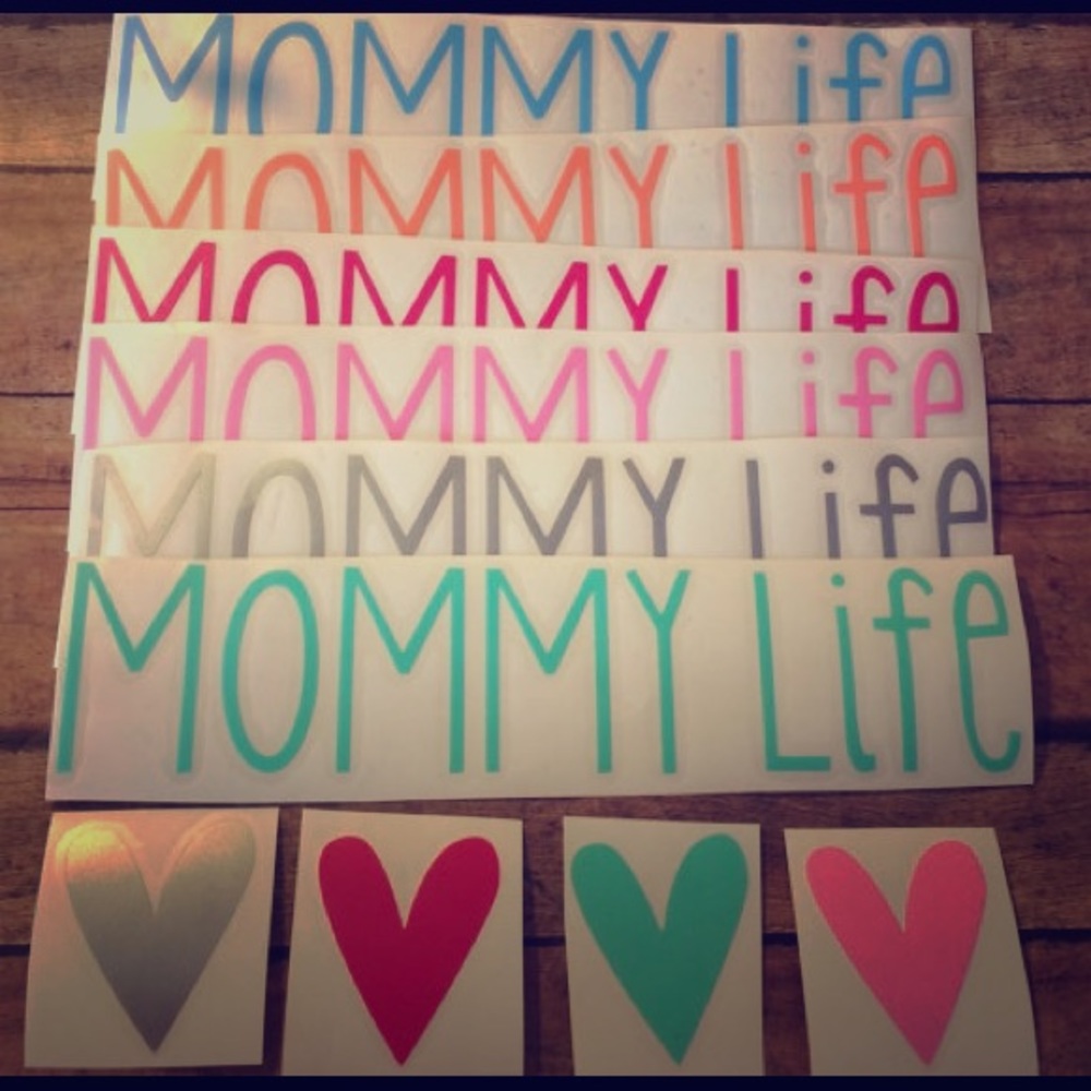 Mommy life car decals